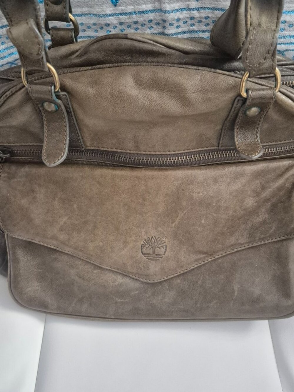 Timberland army green purse real leather - Picture 2 of 5